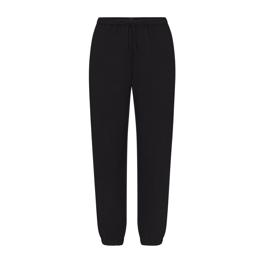 Skims Cotton Fleece Classic Jogger in Onyx